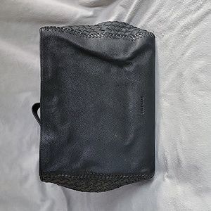 Cole Haan leather "Dillan" hobo black purse w dust bag